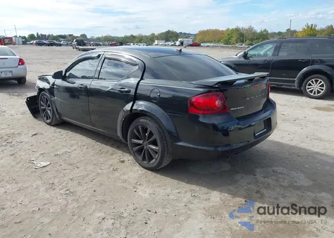 2014 Dodge Avenger Se из США, поврежденный, VIN 1C3CDZAG7EN138165